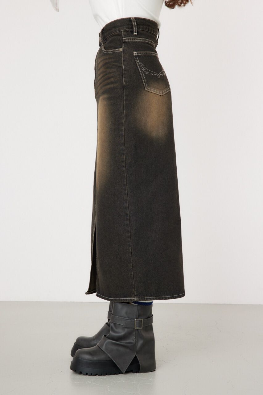 RODEO CROWNS「フロントスリットデニムスカート」|スカート|