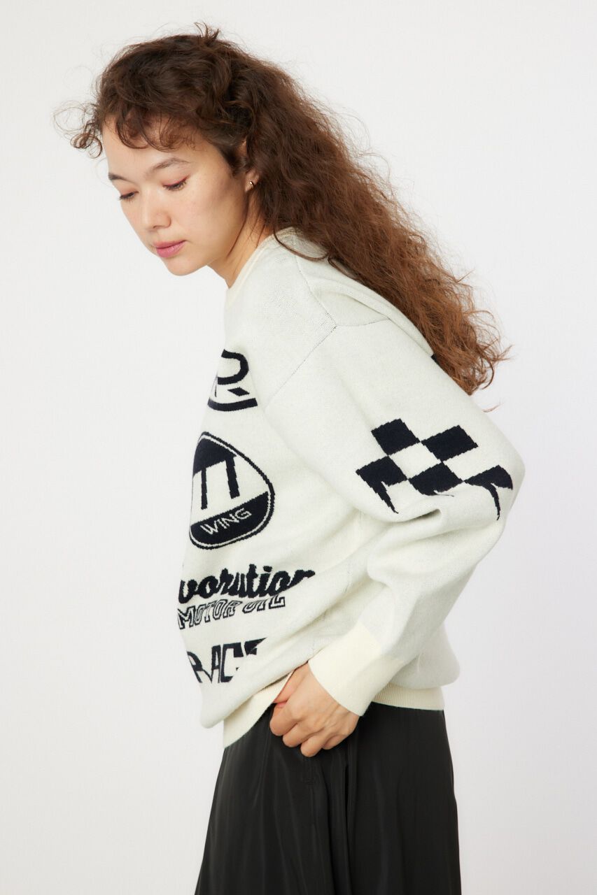 RODEO CROWNS「オートレースニットトップス」|ニット・セーター|