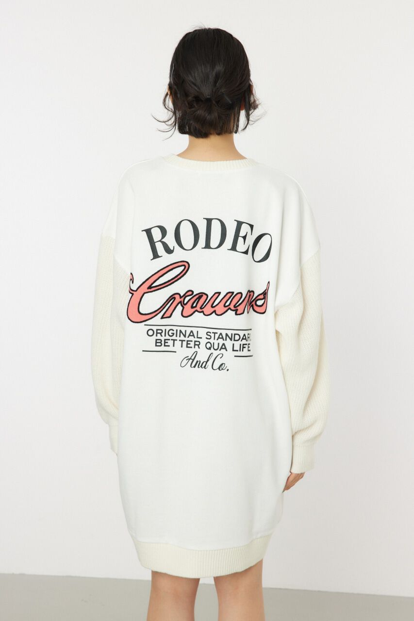 RODEO CROWNS「ドッキングロゴニットワンピース」|ワンピース|