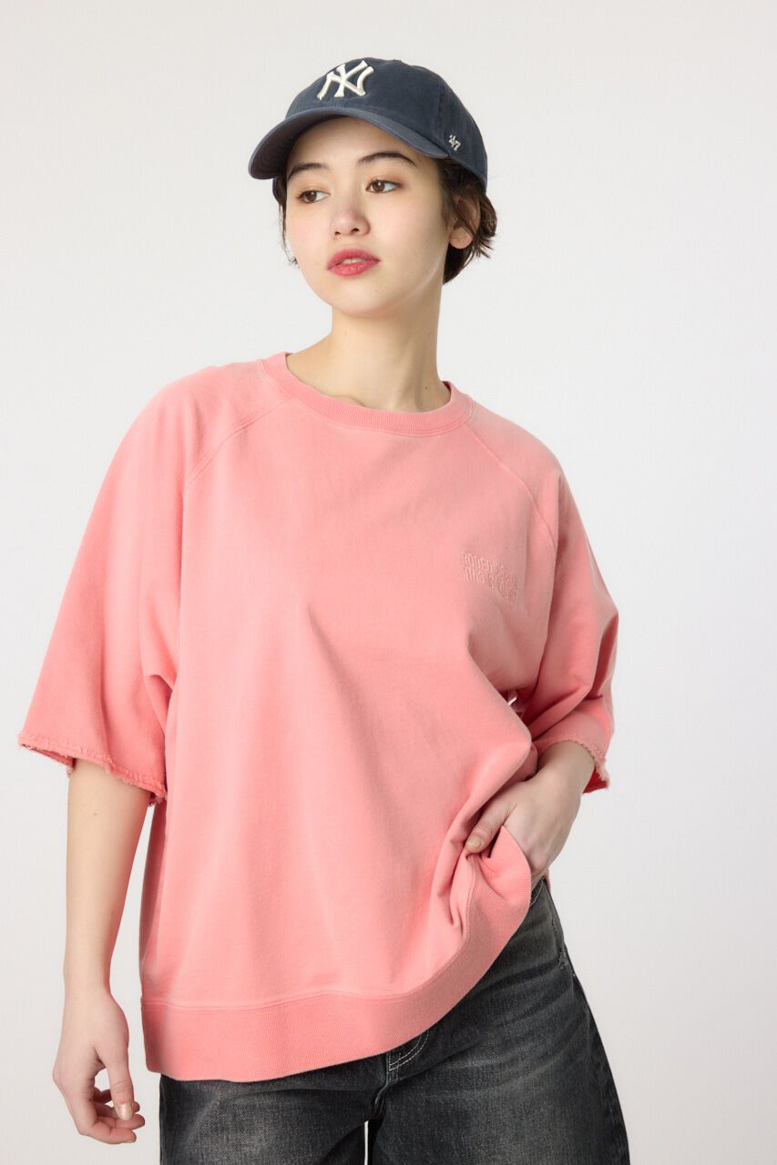 RODEO CROWNS「CIRCLE エンボスロゴ半袖スウェットトップス」|Tシャツ・カットソー|