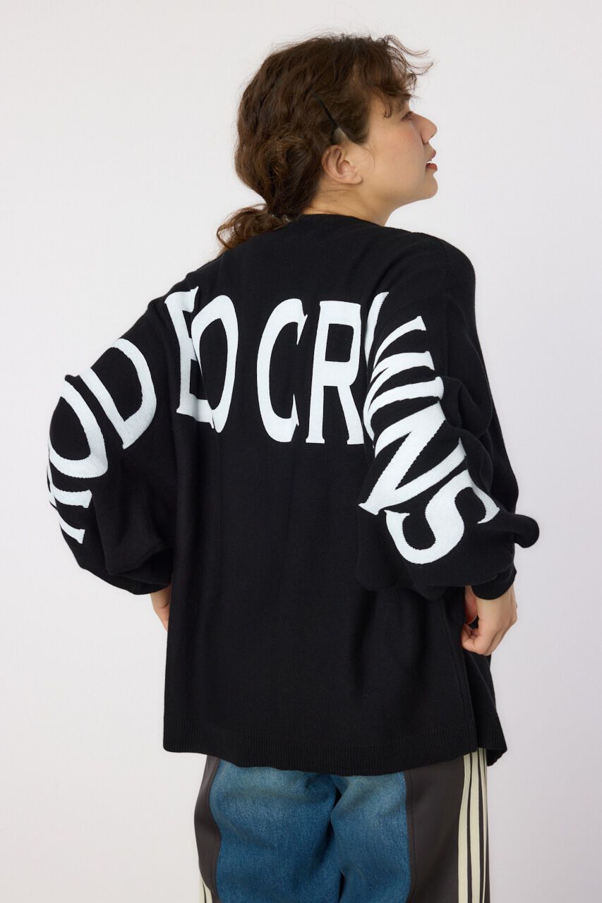 RODEO CROWNS「バックロゴドルマンニットカーディガン」|ニット・セーター|