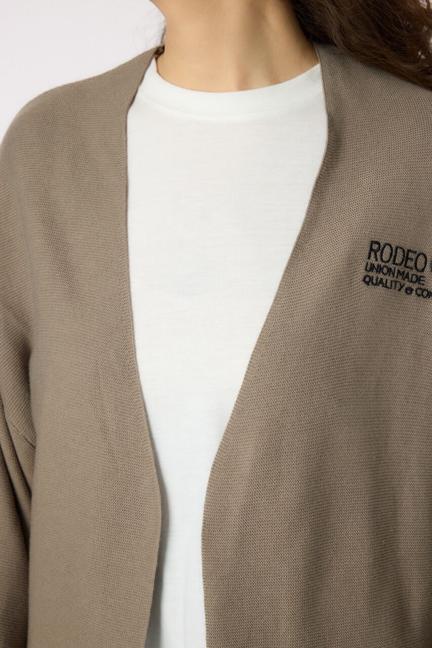 RODEO CROWNS「バックロゴドルマンニットカーディガン」|ニット・セーター|