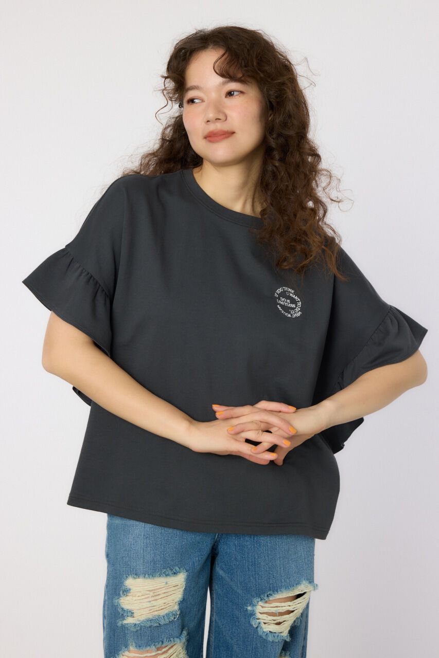 RODEO CROWNS「フリルスリーブトップス」|Tシャツ・カットソー|C.GRY