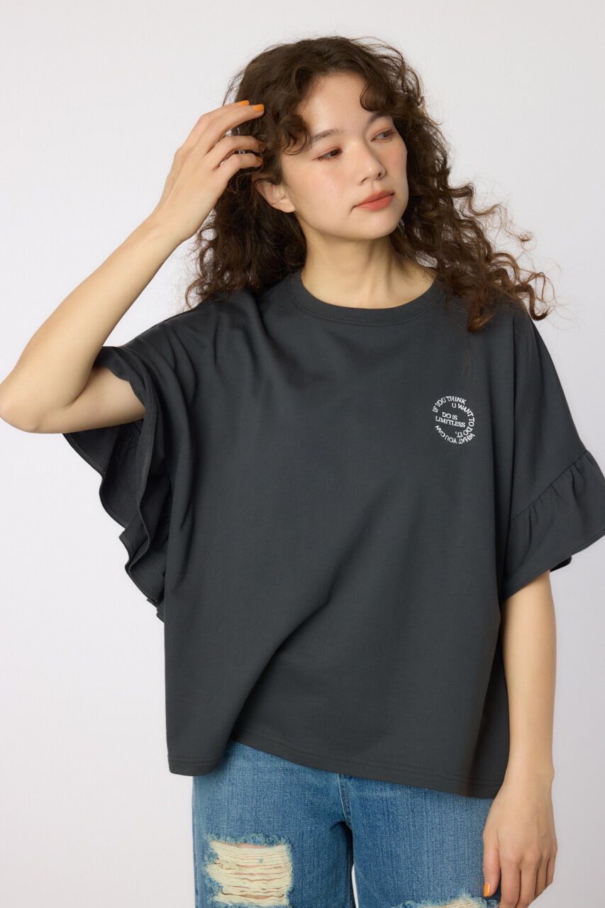 RODEO CROWNS「フリルスリーブトップス」|Tシャツ・カットソー|