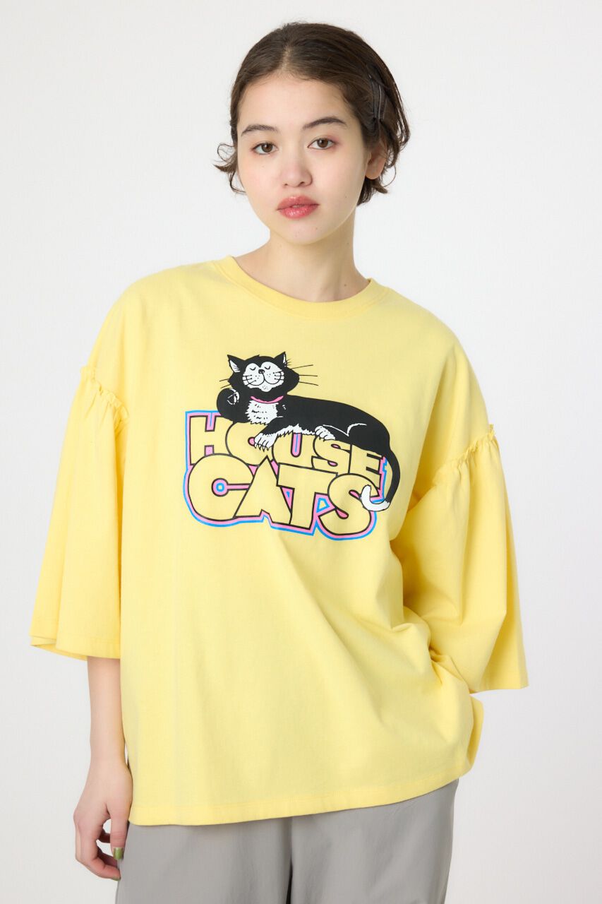 RODEO CROWNS「アソートグラフィックフリル袖 Tシャツ」|Tシャツ・カットソー|YEL