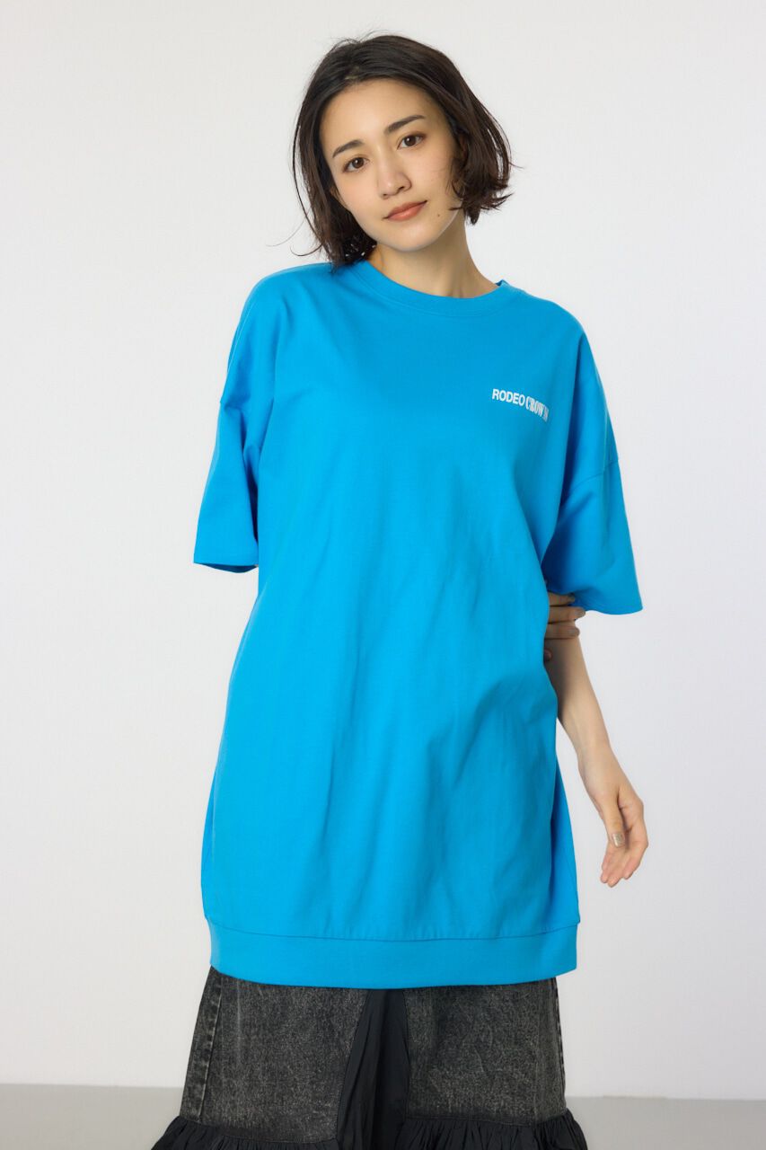 RODEO CROWNS「Flower Box Logoワンピース」|ワンピース|L/BLU1