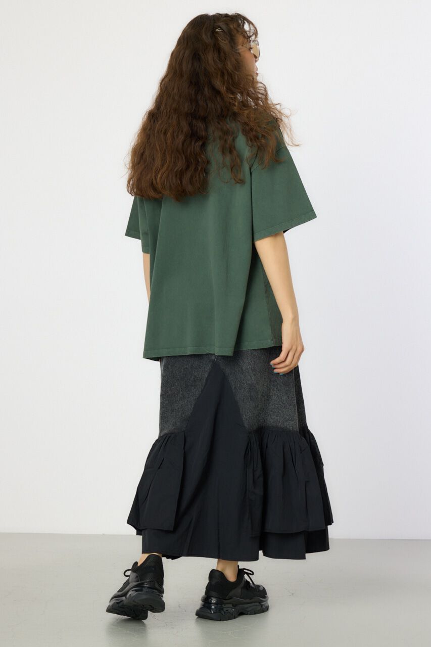 RODEO CROWNS「ケミカルデニム&times;ミリタリースカート」|スカート|