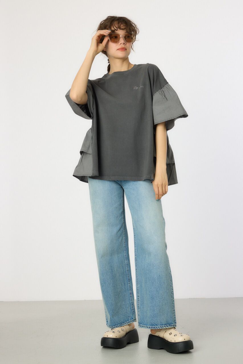 RODEO CROWNS「ピグメントバックフリルトップス」|Tシャツ・カットソー|