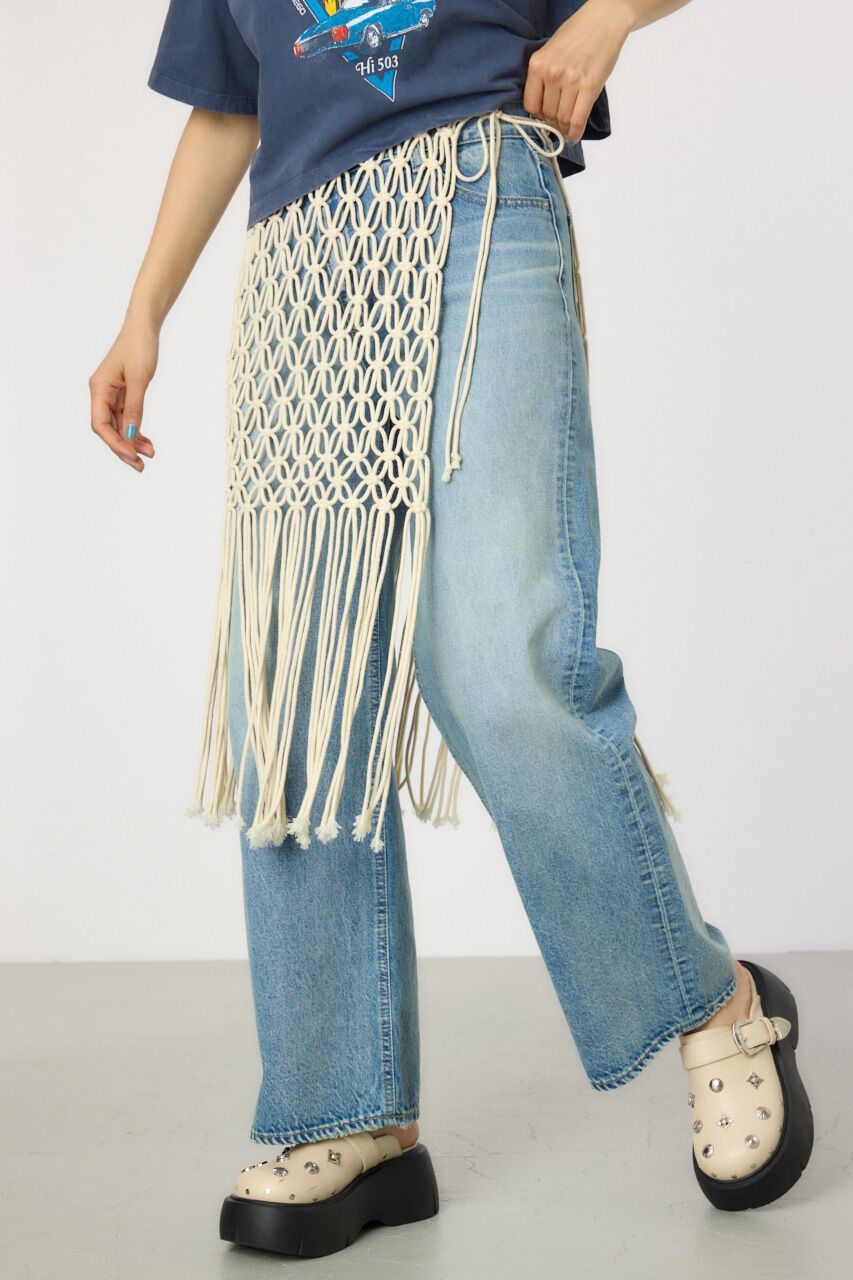 RODEO CROWNS「マクラメフリンジベルト」|ベルト|IVOY3