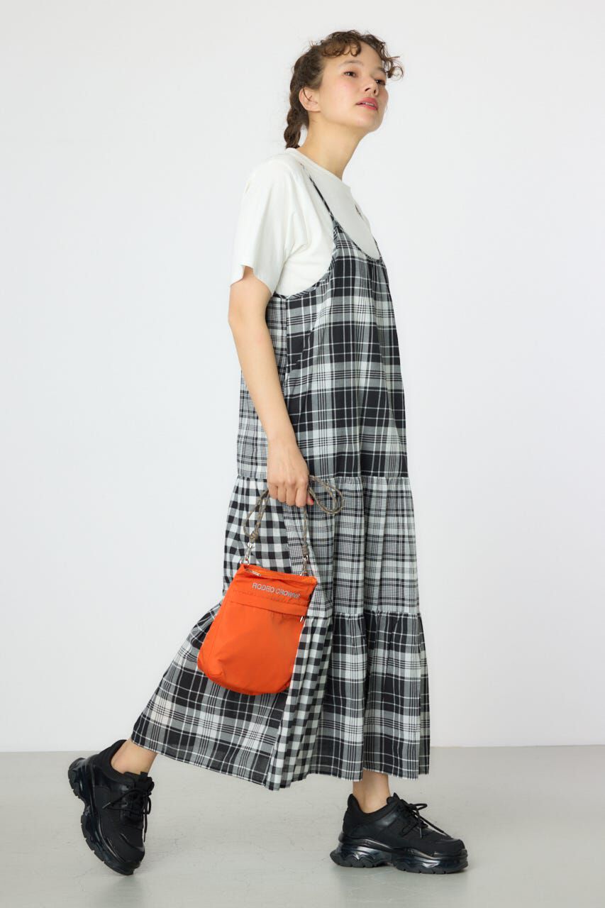 RODEO CROWNS「クレイジーチェックキャミワンピース」|ワンピース|