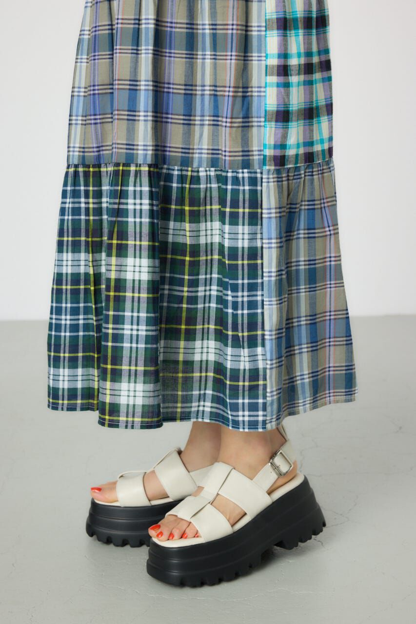 RODEO CROWNS「クレイジーチェックキャミワンピース」|ワンピース|