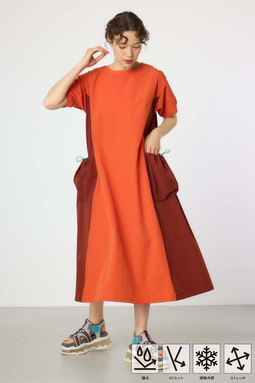 RODEO CROWNS「W/Rドッキングバルーンワンピース」|ワンピース|