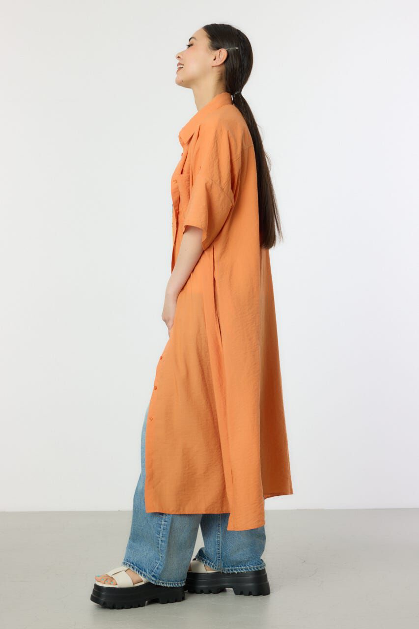 RODEO CROWNS「エアリータッチシャツワンピース」|ワンピース|