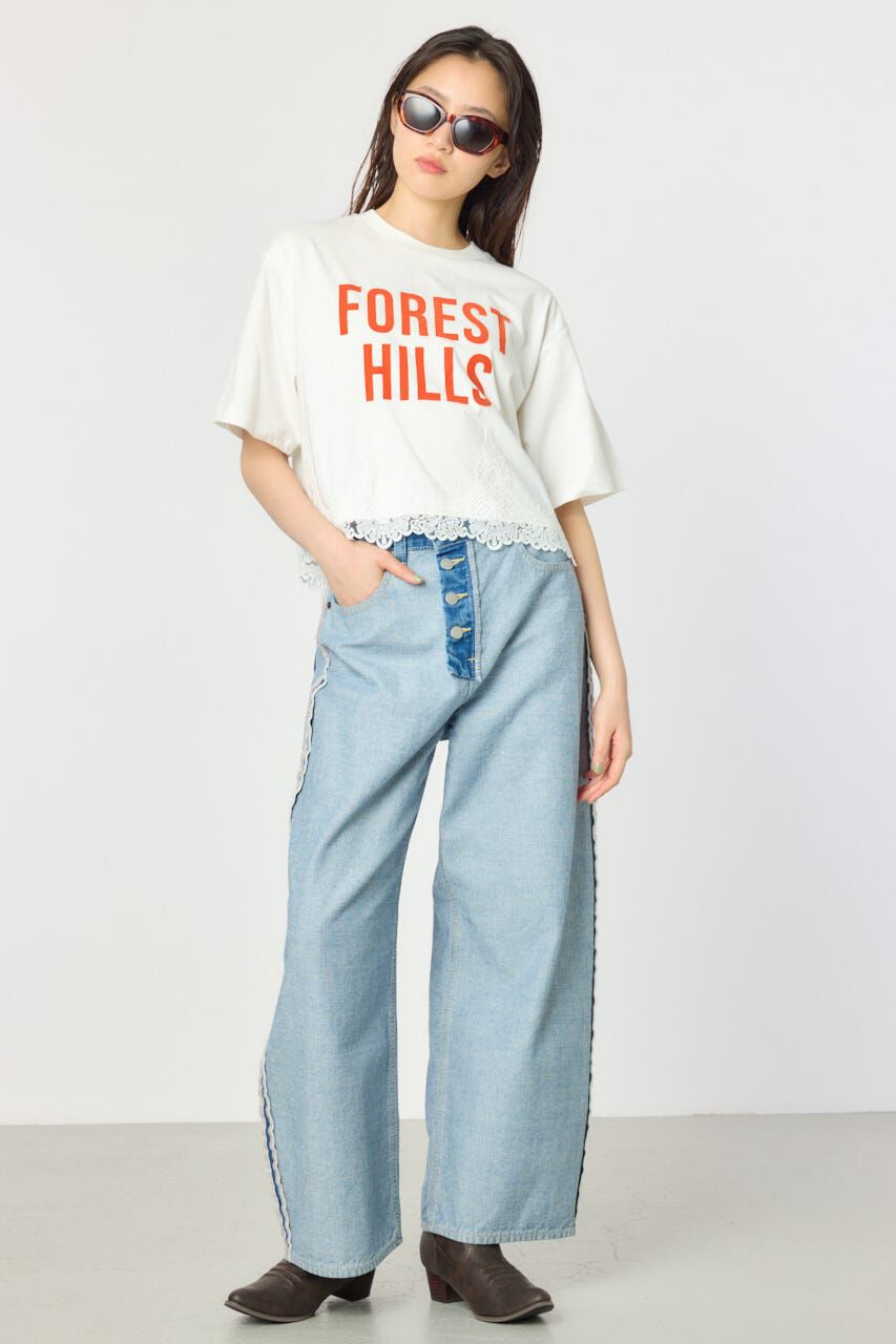 RODEO CROWNS「ヘムレースTシャツ」|Tシャツ・カットソー|
