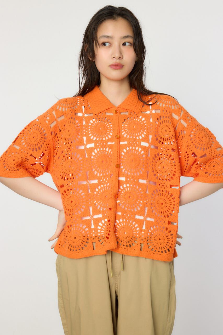 RODEO CROWNS「クロシェカーディガン」|シャツ・ブラウス|ORG