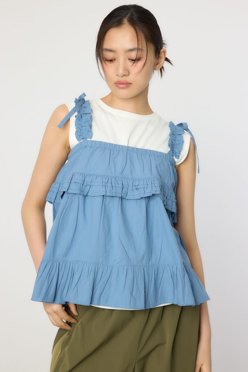 RODEO CROWNS「2WAYフリルキャミソール」|キャミソール|