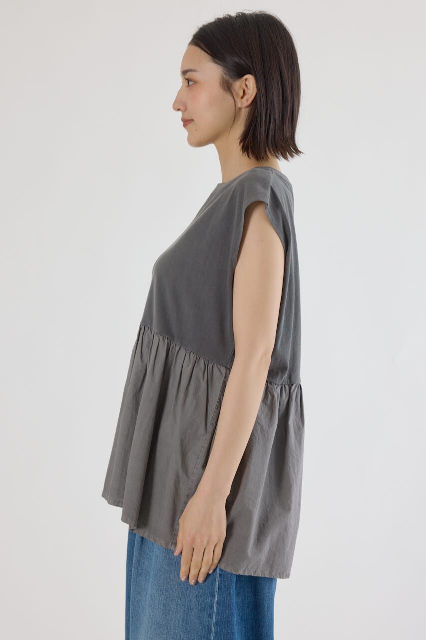 RODEO CROWNS「ピグメント切替フレアタンクトップ」|タンクトップ|