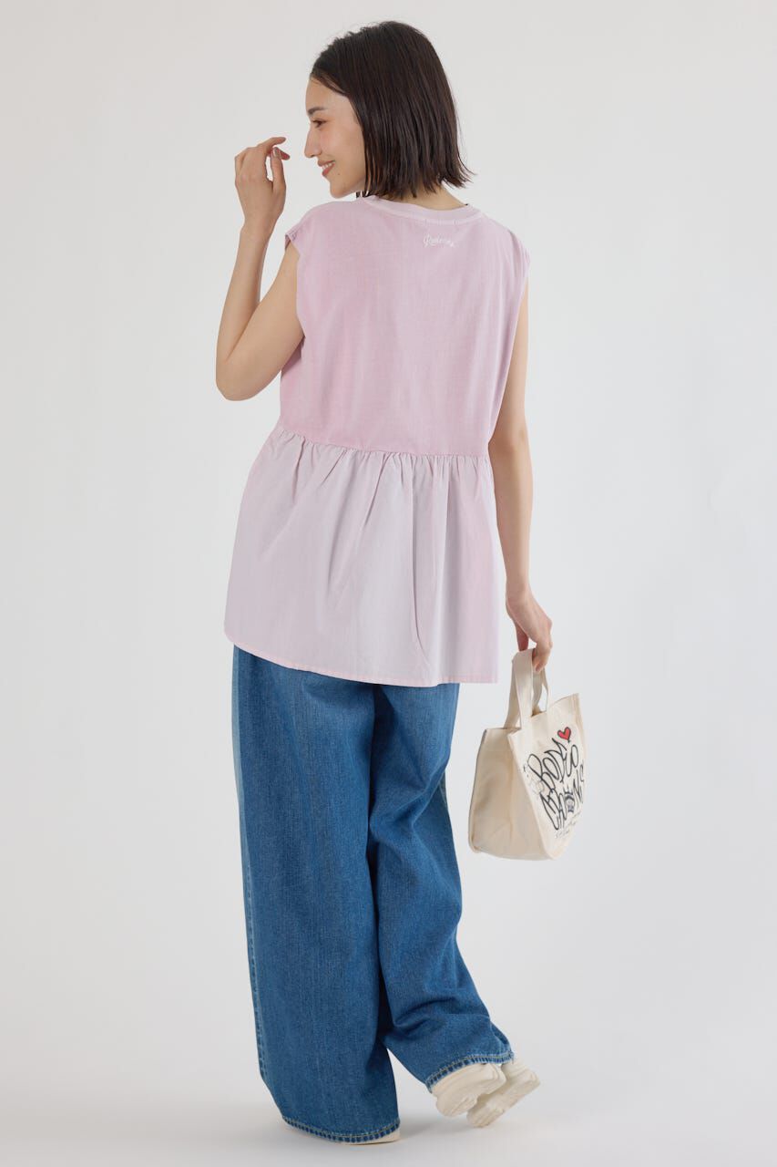 RODEO CROWNS「ピグメント切替フレアタンクトップ」|タンクトップ|