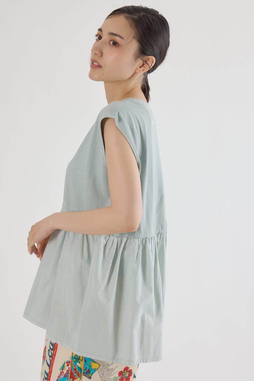 RODEO CROWNS「ピグメント切替フレアタンクトップ」|タンクトップ|