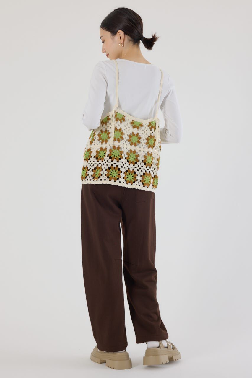 RODEO CROWNS「FLOWERクロシェキャミソール」|キャミソール|