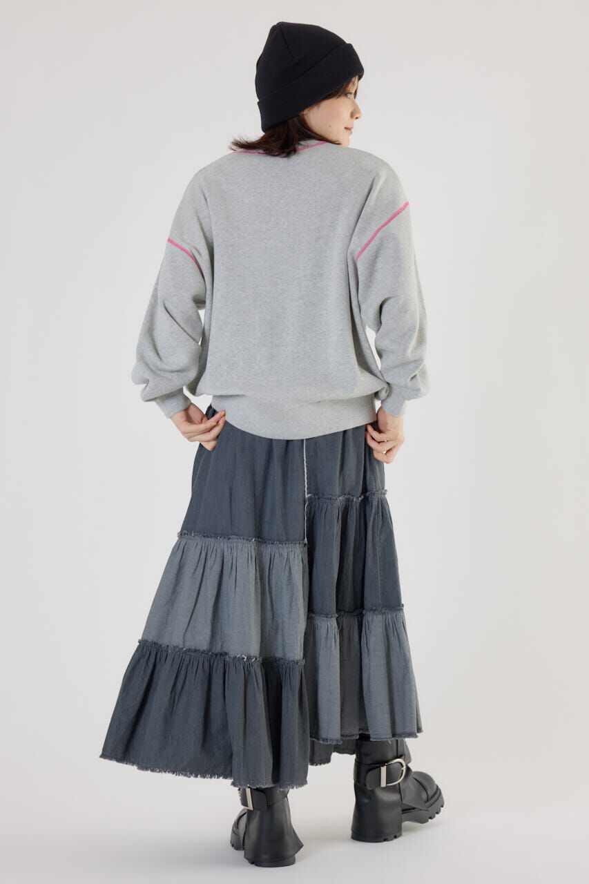 RODEO CROWNS「スウェットライク Vネックトップス」|ニット・セーター|