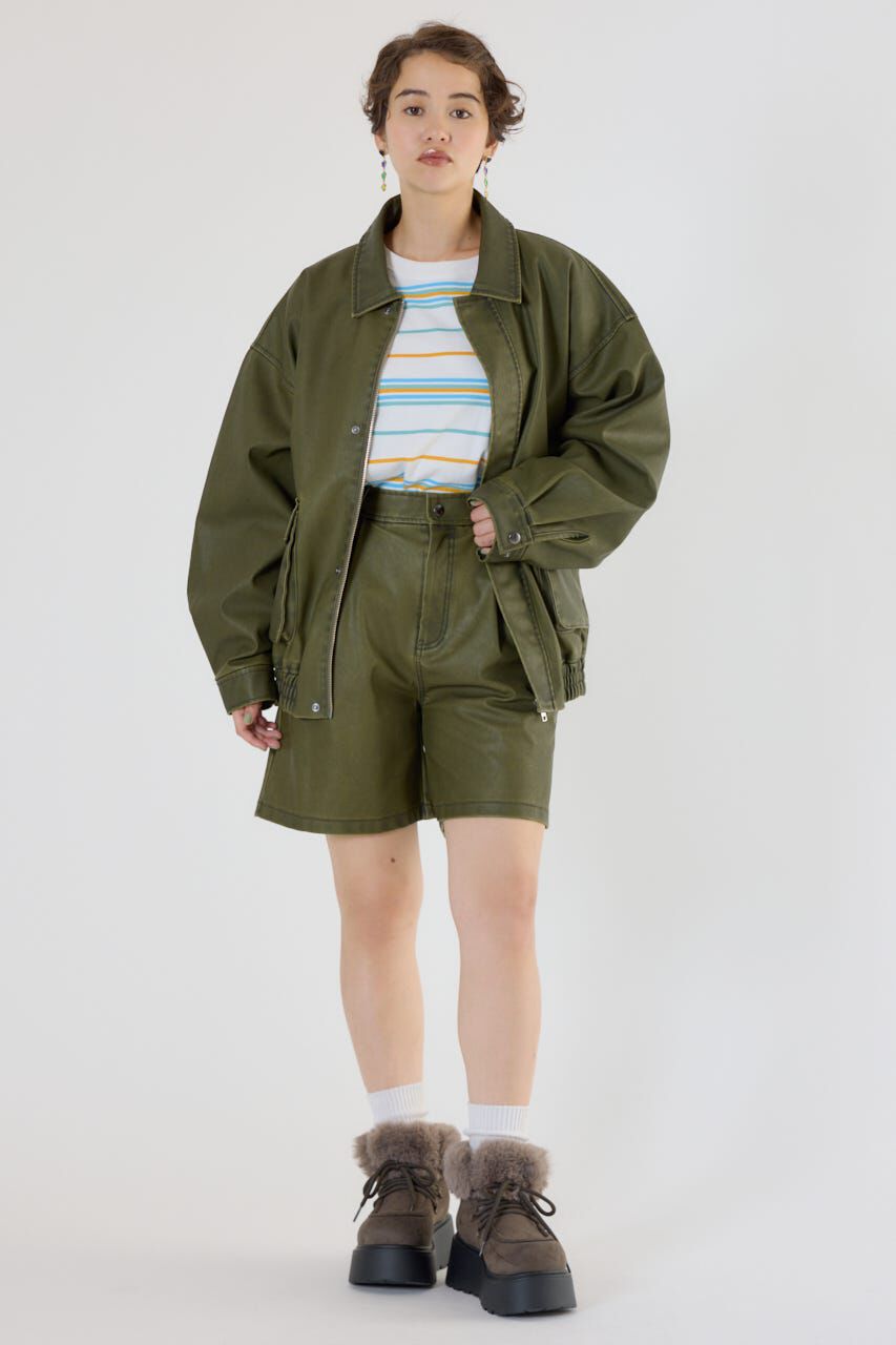 RODEO CROWNS「ヴィンテージフェイクレザーブルゾン」|その他|