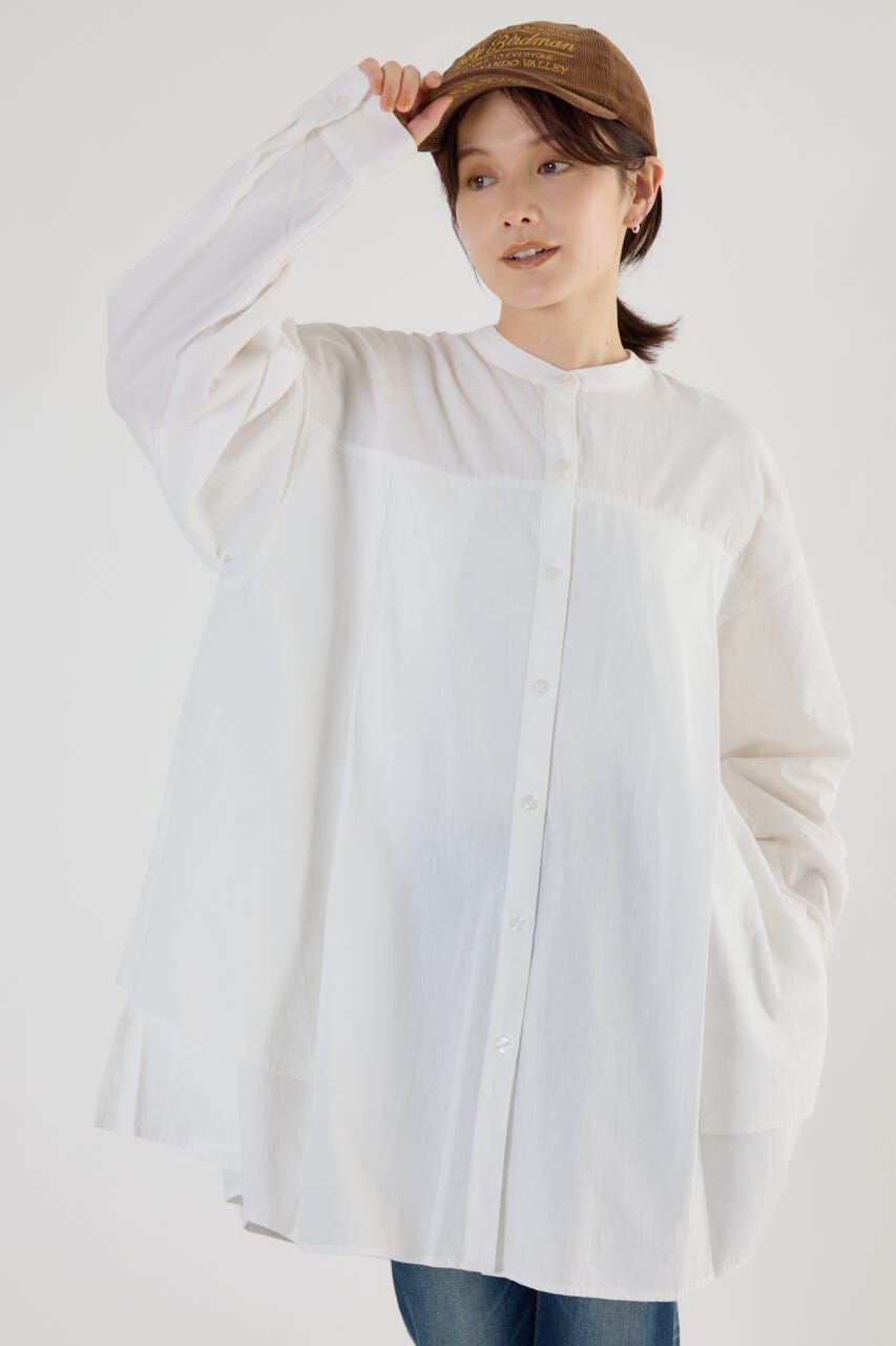 RODEO CROWNS「サイドティアードシャツチュニック」|ワンピース|