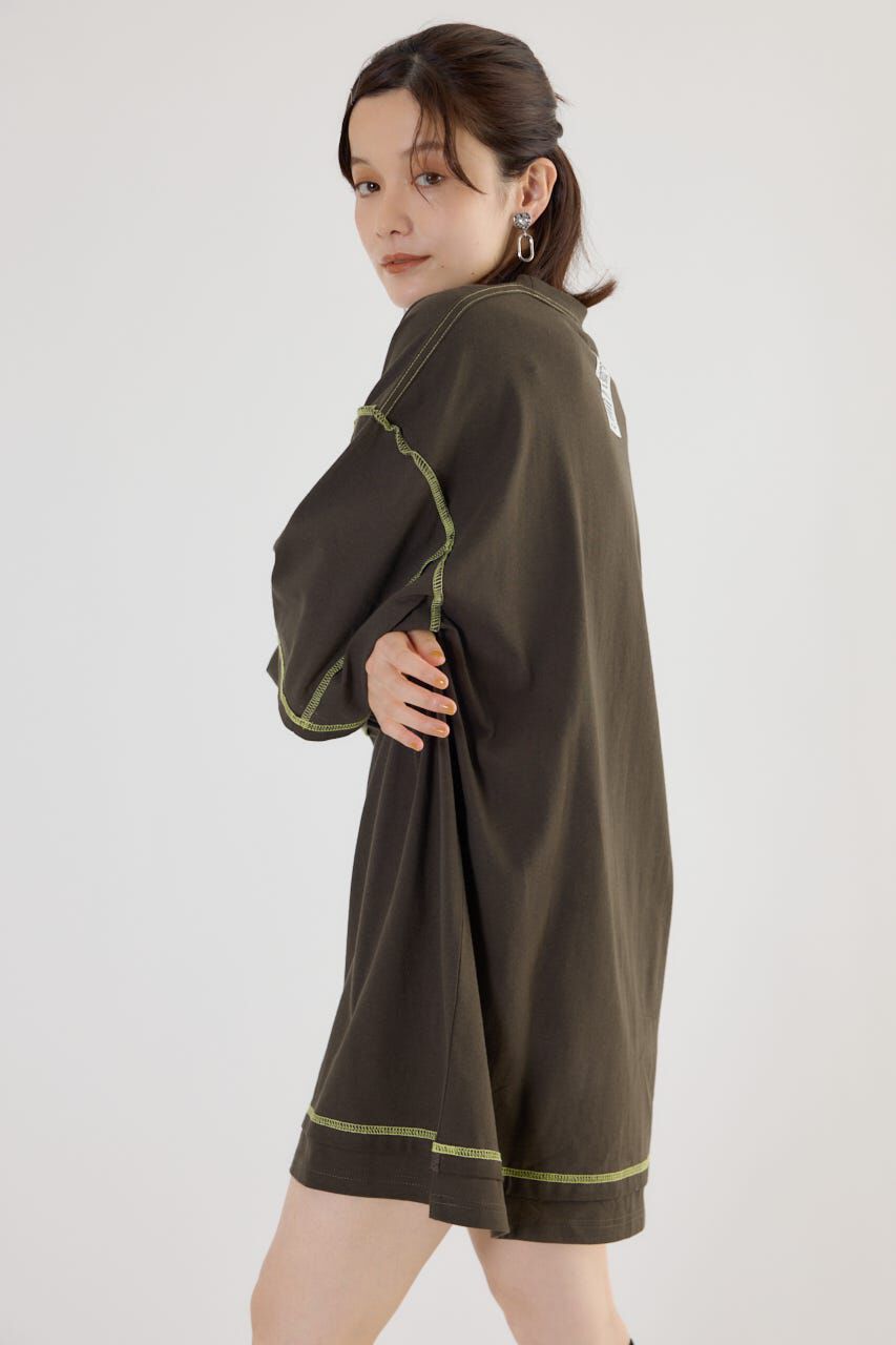 RODEO CROWNS「カラーステッチレイヤードワンピース」|ワンピース|