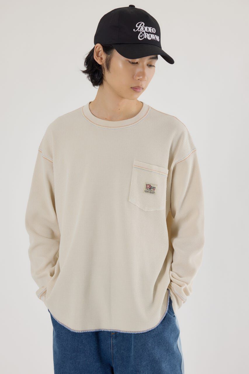 RODEO CROWNS「ピグメントワッフルトップス」|Tシャツ・カットソー|IVOY3