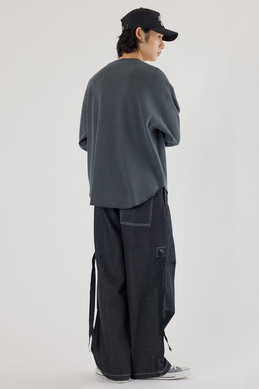 RODEO CROWNS「ピグメントワッフルトップス」|Tシャツ・カットソー|