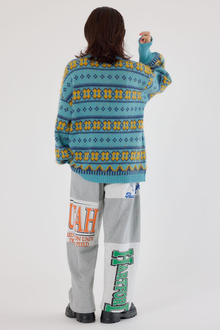 RODEO CROWNS「NEON NORDICニットカーディガン」|カーディガン|