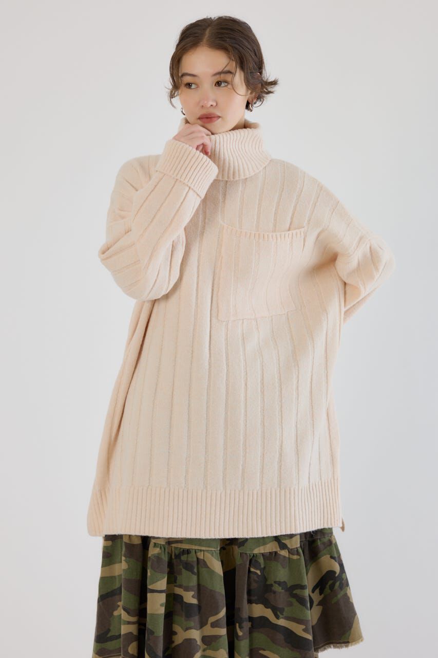 RODEO CROWNS「ビッグポケットニットワンピース」|ワンピース|