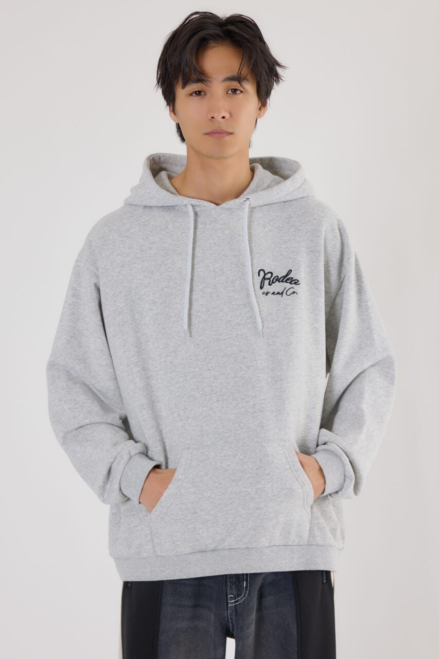 RODEO CROWNS「メンズロゴデニムパッチフーディー」|パーカー|