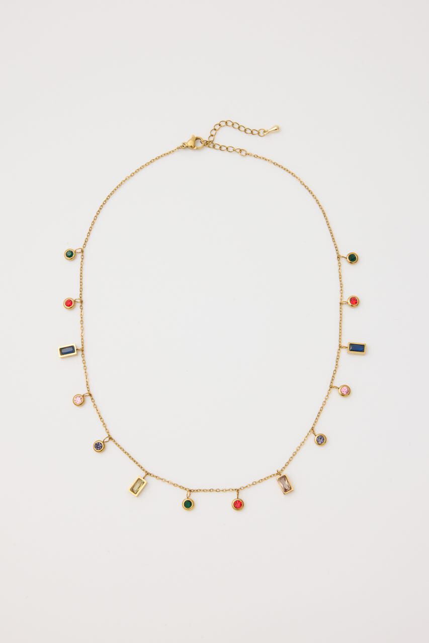 RODEO CROWNS「クリアストーンネックレス」|ネックレス|GLD