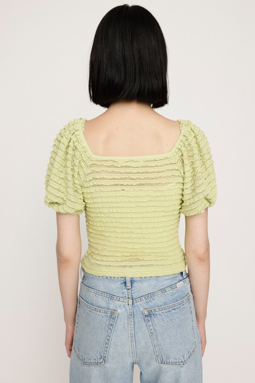 SLY「FRILL PUFF CUT トップス」|Tシャツ・カットソー|