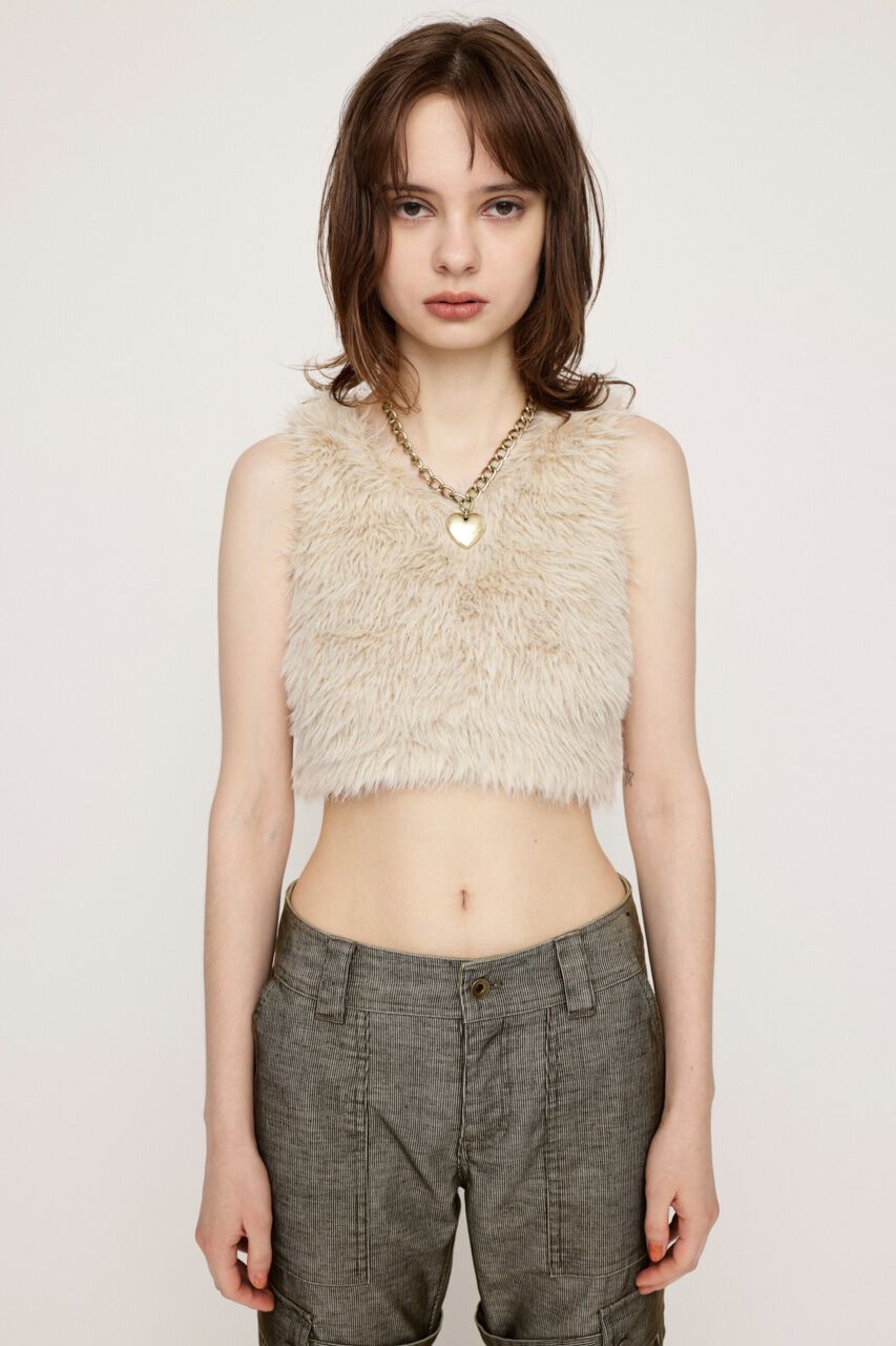 SLY「MIX SHAGGY TANK」|タンクトップ|