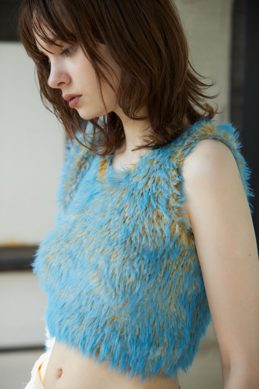 SLY「MIX SHAGGY TANK」|タンクトップ|