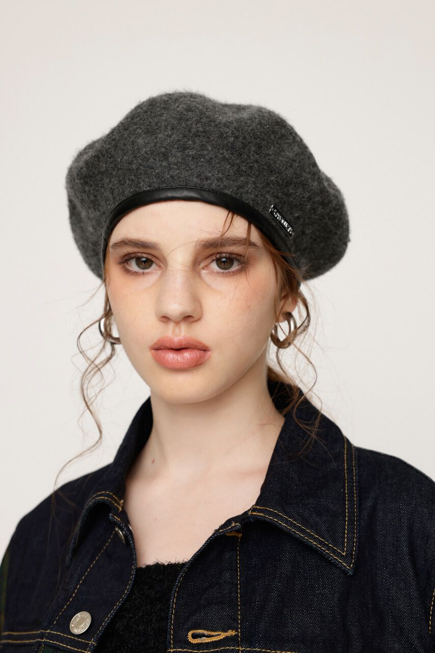 SLY「PLATE NAME WOOL ベレー」|その他|