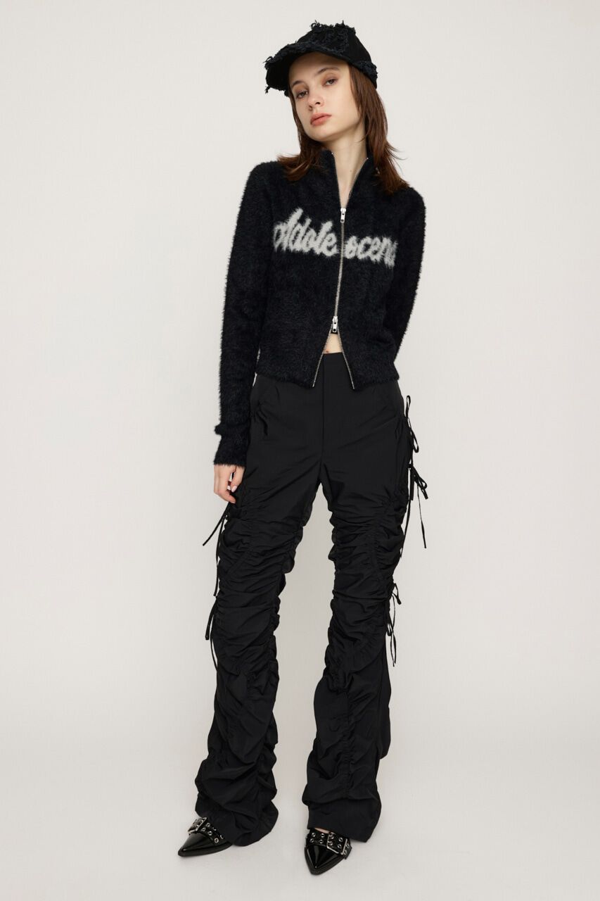 SLY「ZIP UP JQ LOGO トップス」|ニット・セーター|