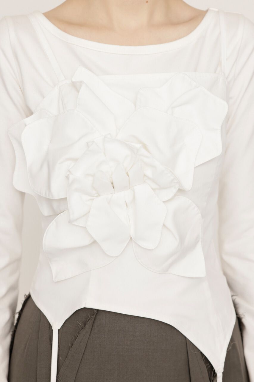 SLY「FLOWER MOTIF BUSTIER」|キャミソール|