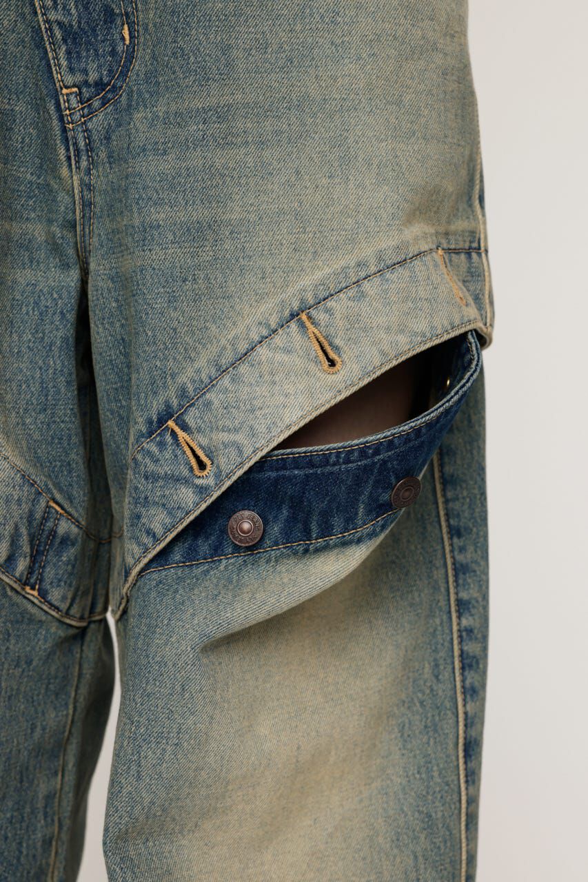 SLY「J／W SIDE OPEN STRAIGHT パンツ」|デニム|