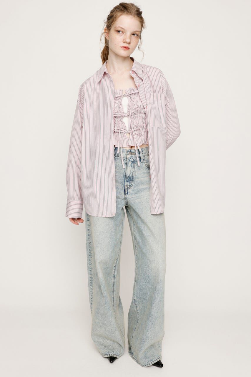 SLY「BUSTIER LAYRED シャツ」|シャツ・ブラウス|