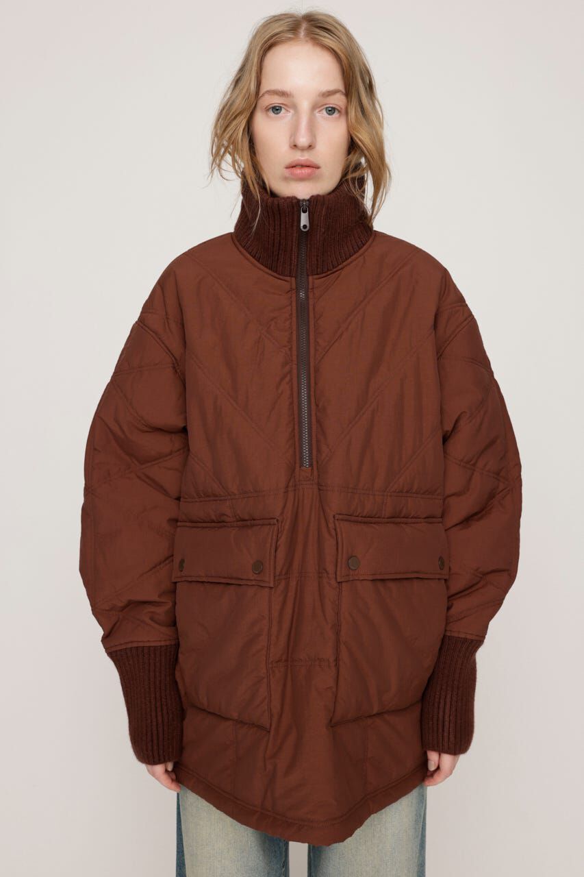 SLY「QUILTING STAND NYLON PULLOVER」|ブルゾン・スタジャン|