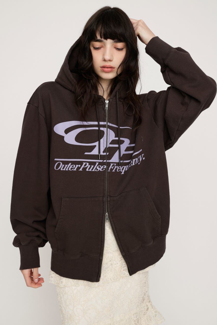 SLY「LOGO OVER HOODIE」|パーカー|