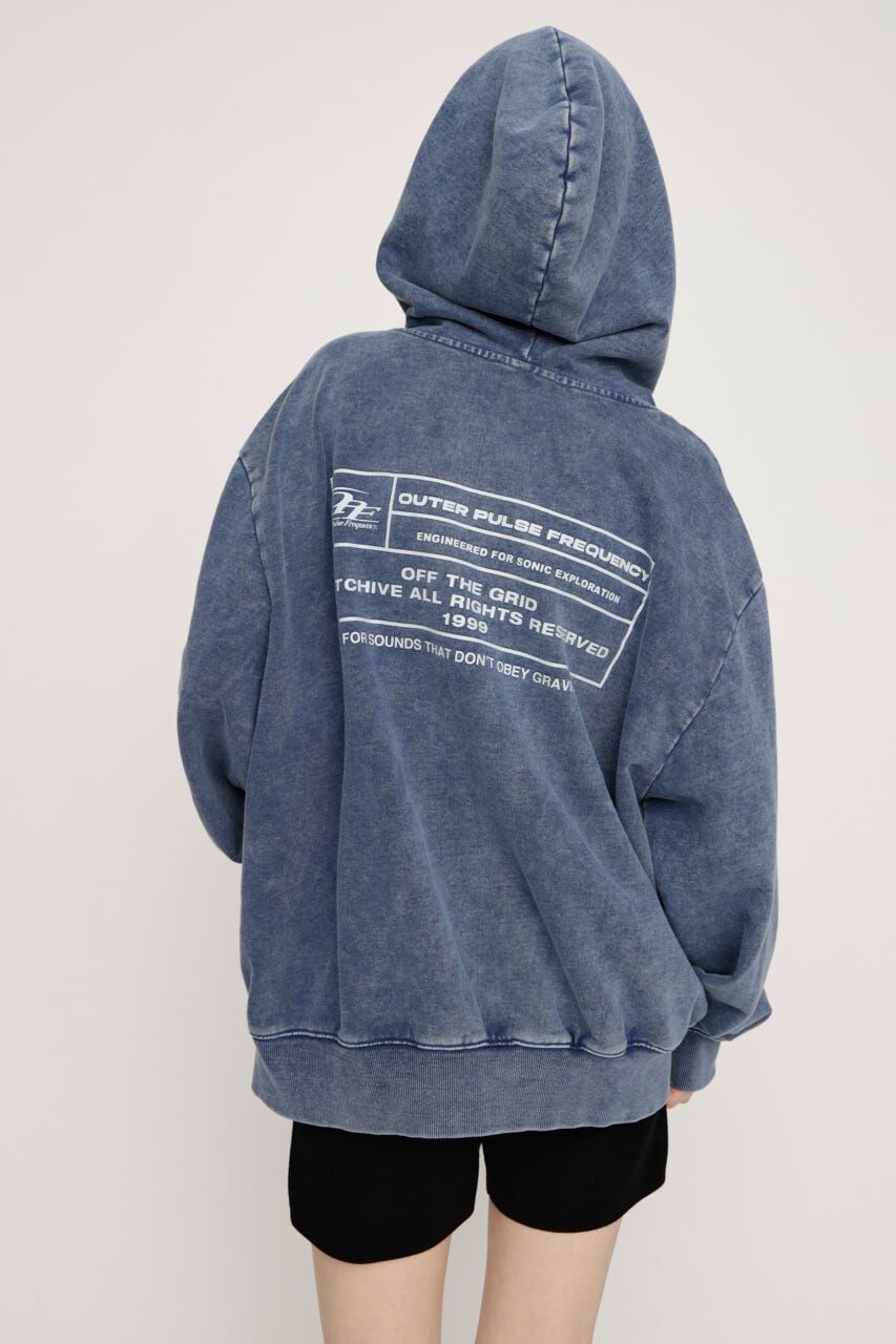 SLY「LOGO OVER HOODIE」|パーカー|