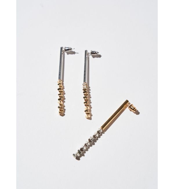 ELENDEEK「METAL BEADS STICK PIERCE」|ピアス|