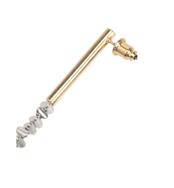 ELENDEEK「METAL BEADS STICK PIERCE」|ピアス|