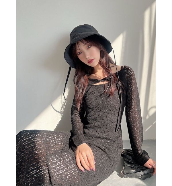 RESEXXY「バックデザインバケットハット」|ハット|