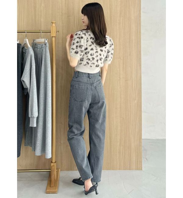 MERCURYDUO「カットワーク刺繍デニムストレートパンツ」|その他|