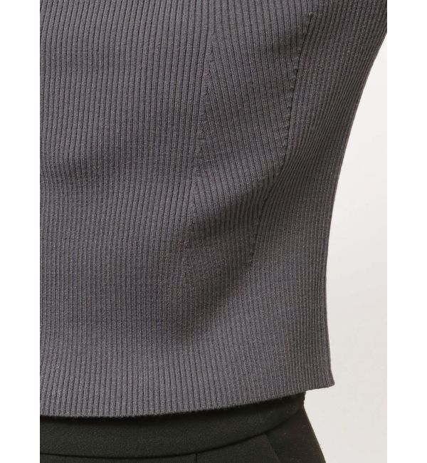 MERCURYDUO「ハーフスリーブリブニット」|ニット・セーター|